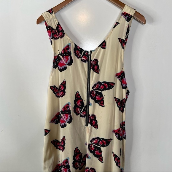 Tucker Silk Butterfly Jumpsuit Size Small - Picture 3 of 9